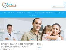 Tablet Screenshot of eliothealthcare.com